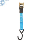 Set of 6 Ratchet Straps 1 Inch 20ft 1700LBS with Hooks