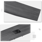 Matte Black Horizontal Slats Grille for Honda Civic Sedan (1999–2000)