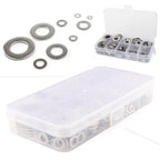 580pcs Flat Washers Kit for Car Truck (M2 M2.5 M3 M4 M5 M6 M8 M10 M12)