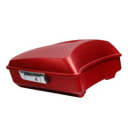 Chopped Trunk for Harley Touring (2014–2024) Wicked Red Denim