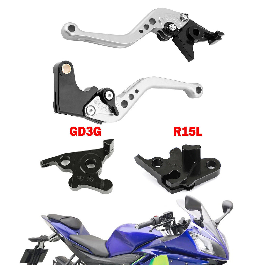 Short Clutch Brake Lever for Yamaha MT125 (2014–2019) Silver T9