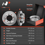 Disc Rotors & Brake Pads & Calipers for Ford F-250 Super Duty