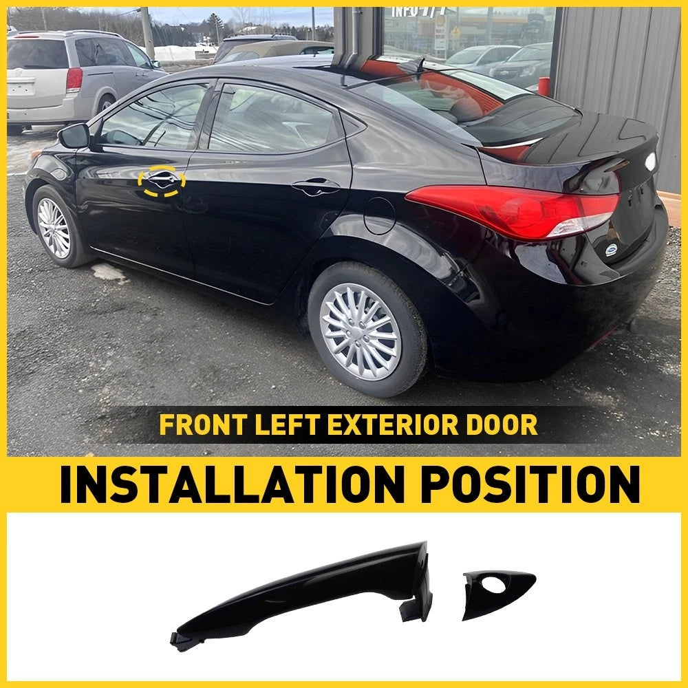 Left Front Exterior Door Handle for Hyundai Elantra (2011–2016)