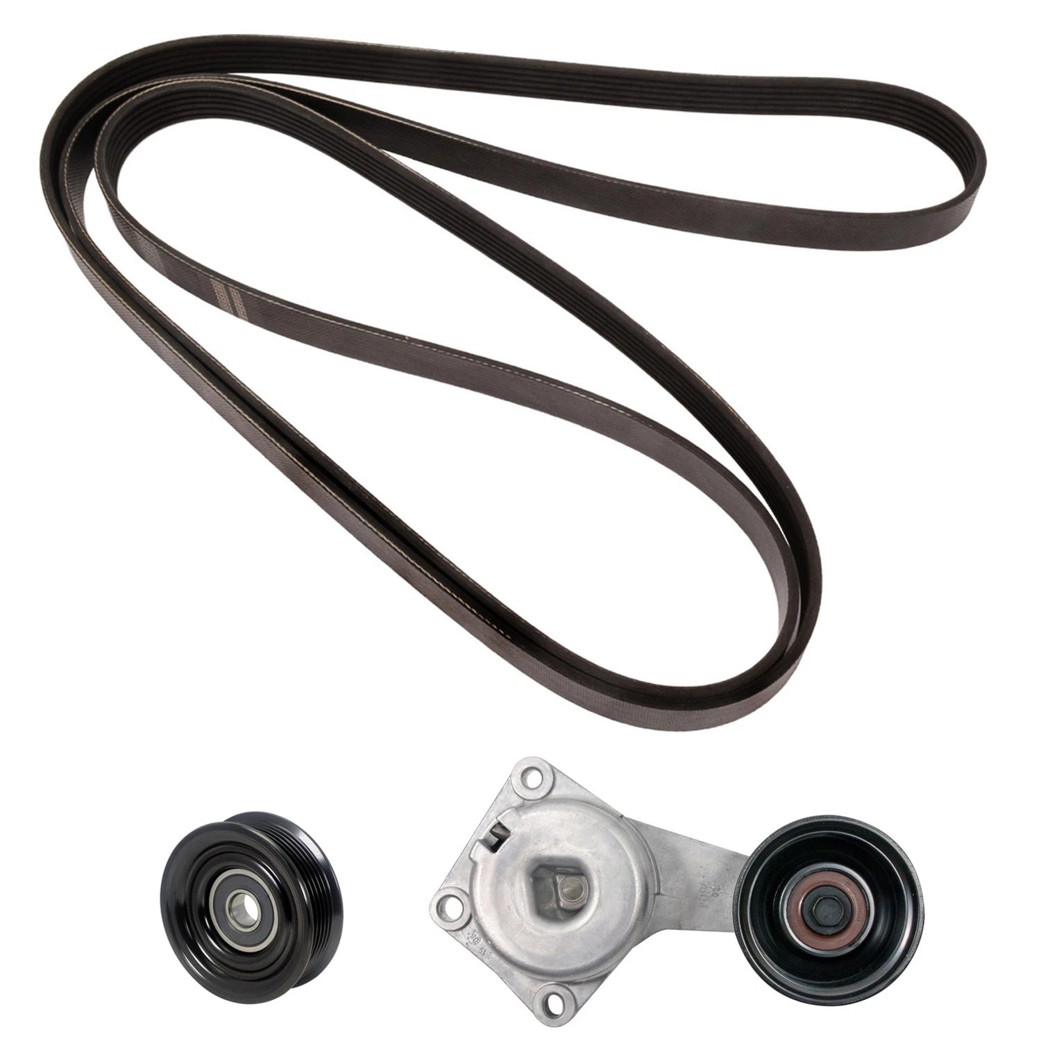 Drive Belt Idler Pulley Tensioner Kit for E-350 Super Duty (2008–2010)