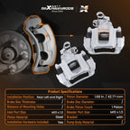 Rear Left or Right Disc Brake Caliper for Ford Edge Lincoln MKX (2011–2015)