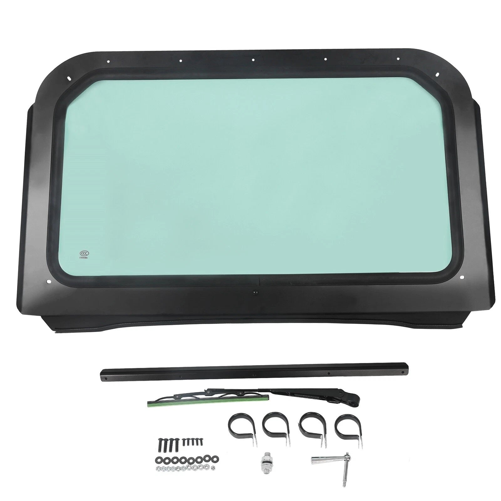 Full Glass Windshield with Wiper for Polaris RZR 570, 800, XP 900 (2008–2014)