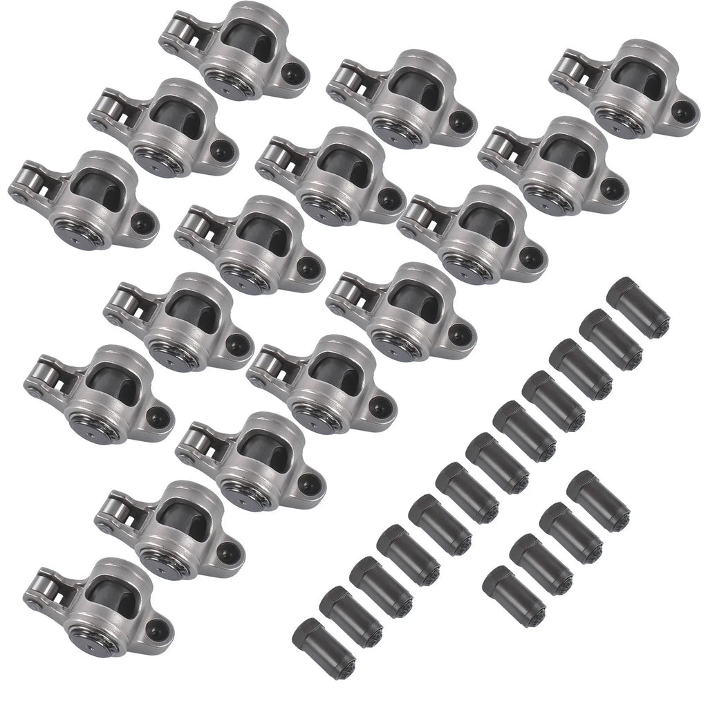 16x Roller Rocker Arm 1.5 Ratio 7/16 in for Small Block Chevy 350 (1969–1985)