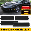 LED Side Marker Light Set for Pontiac Firebird (1998–2002) - Amber/Red Smoke