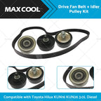 Idler Pulley Kit for Toyota Hilux 3.0 Diesel KUN16 KUN26 (2005–2015)