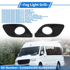 Set of 2 Front Bumper Fog Light Covers No.9108854300 for Mercedes-Benz Sprinter