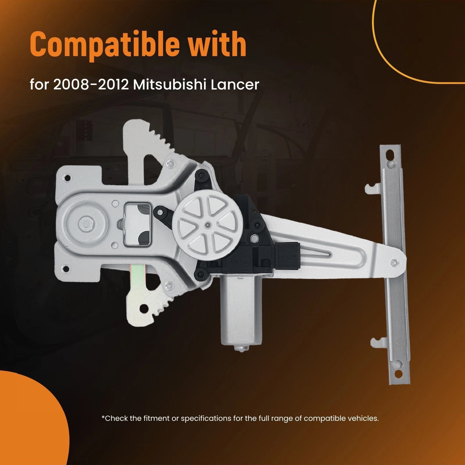 Electric Window Lift Mechanism for Mitsubishi Lancer (2008–2012) 751782 Rear Left