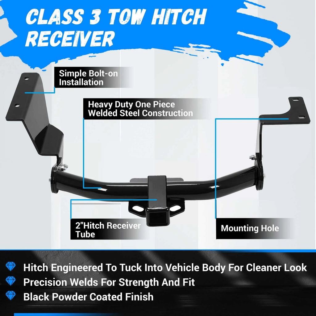Class III Trailer Hitch 2" Receiver for Honda CR-V (2007–2011)