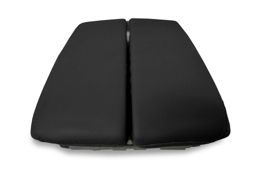 Armrest Cover for Audi A8 (2011–2017) Leather Black Red Stitch