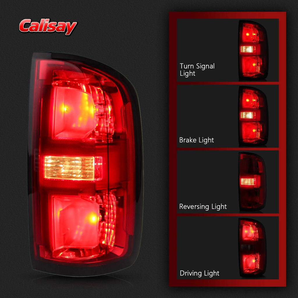 Halogen Taillight for Chevy Colorado (2015–2022) RH W/Bulbs & Wire