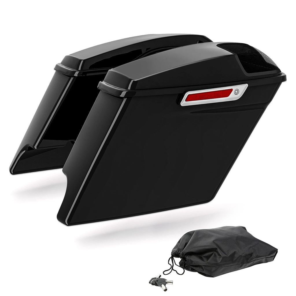 5x7'' Saddlebag Speaker Grill Rear LED Fender for Harley Touring Glide (2014–2025)