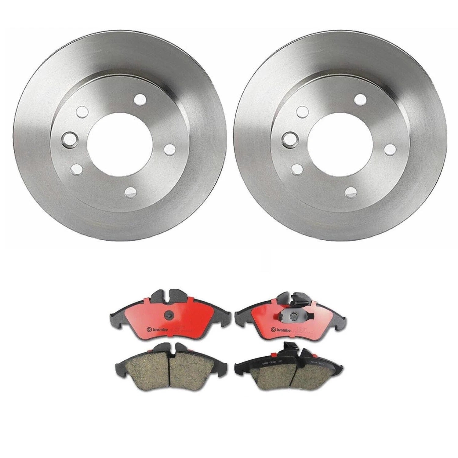 Brembo Front Brake Kit 285mm Disc Rotors & Ceramic Pads for Dodge Sprinter 2500 (2003–2009)