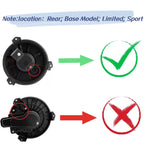 Rear Heater Blower Motor Fan 87103-0C061 for Toyota Sequoia Lexus LX570 (2008–2018)