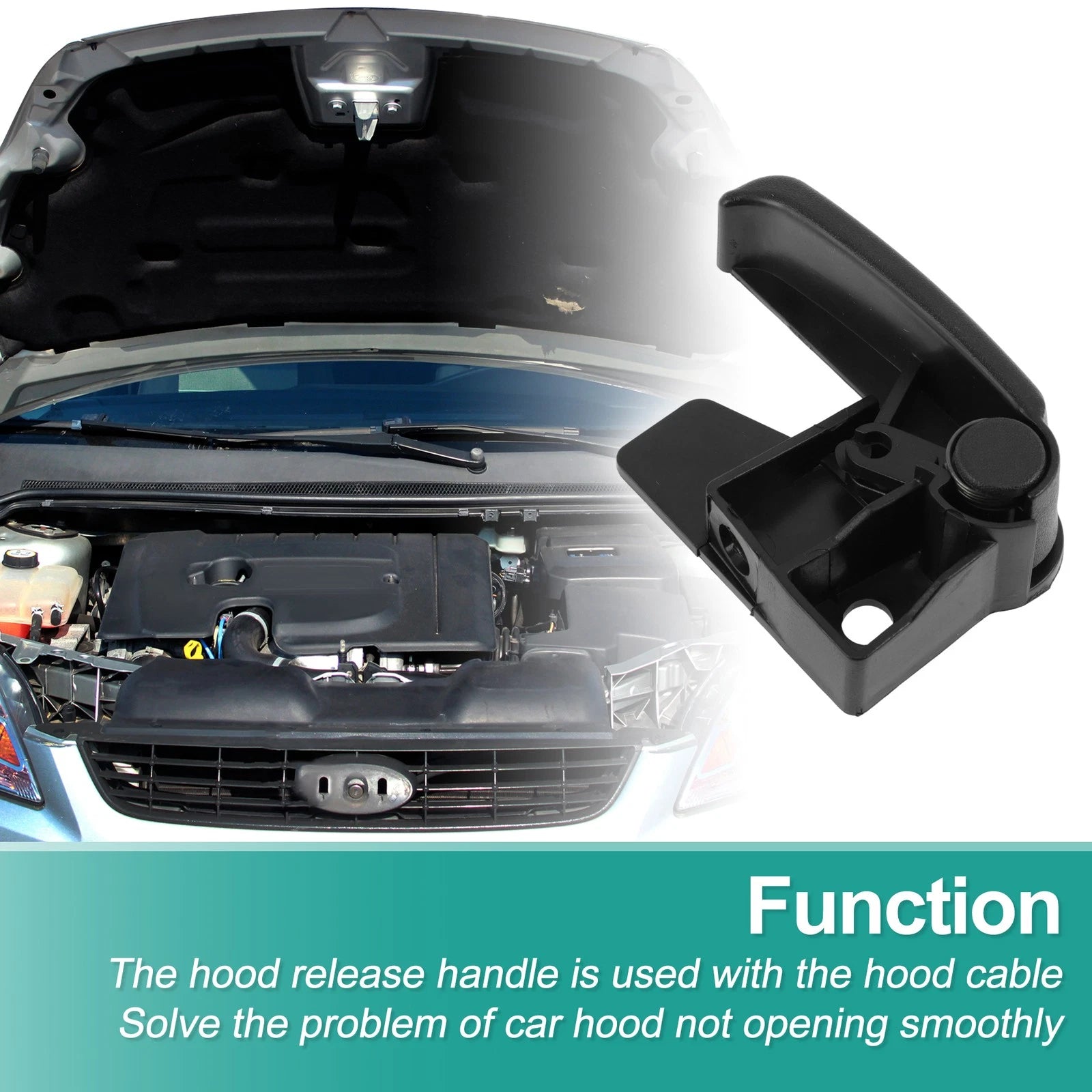 Hood Latch Release Handle for Chevrolet C3500 C1500 (1995–2000) No.15741109