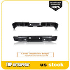 Textured Heavy Full Width Rear Bumper with LEDs for Chevy Silverado 2500 (2015–2017)