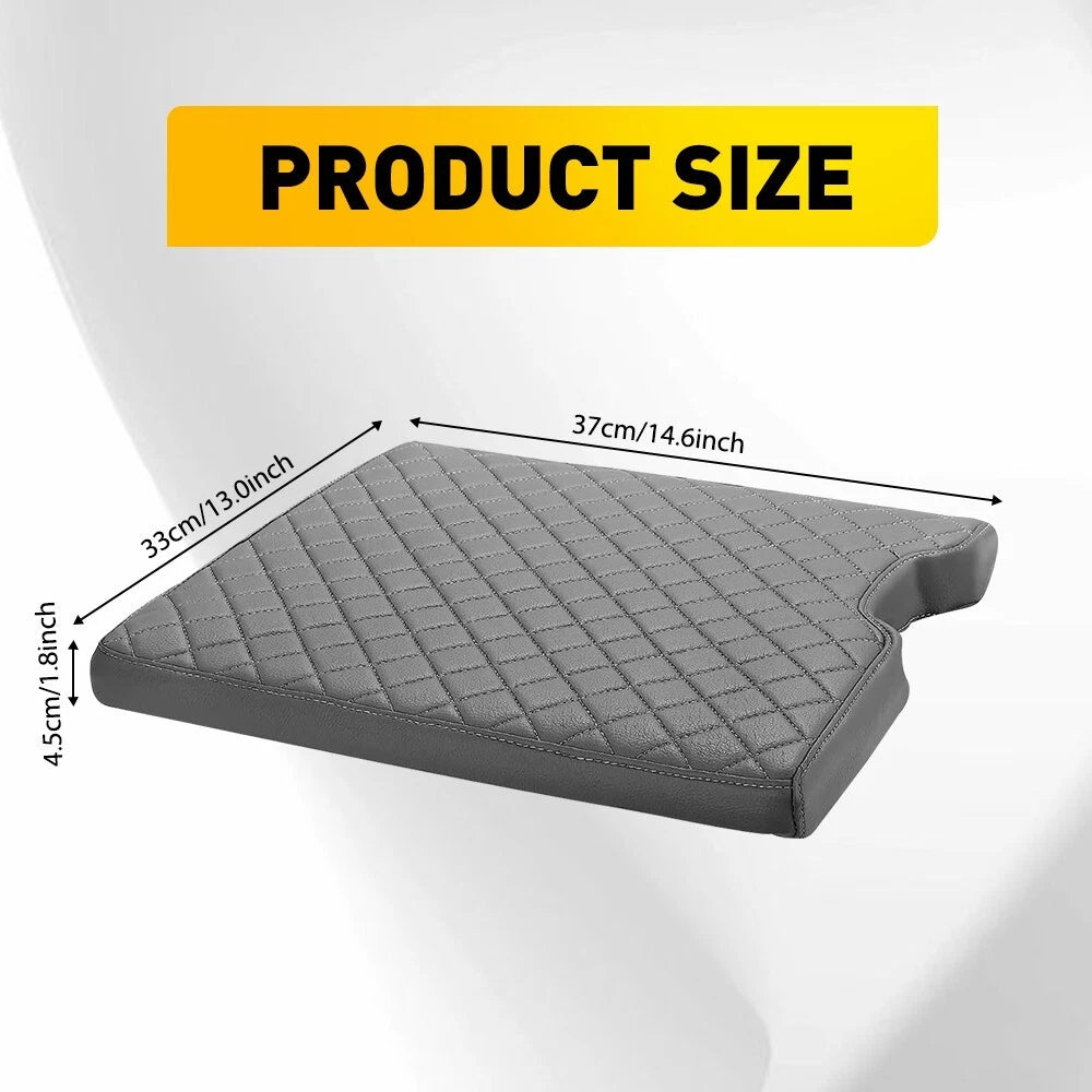 Microfiber Leather Jump Seat Console Armrest Cover for Ford F150 (2015–2022)