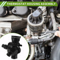 Engine Coolant Thermostat Housing Assembly for BMW E92 F30 F15 335i 435i X5 X6 (2007–2019)