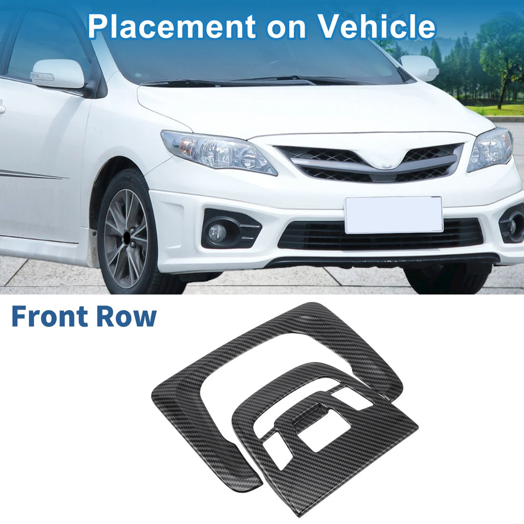 Set of 2 Headlight Trim Bezels for Toyota Corolla (2022–2024)