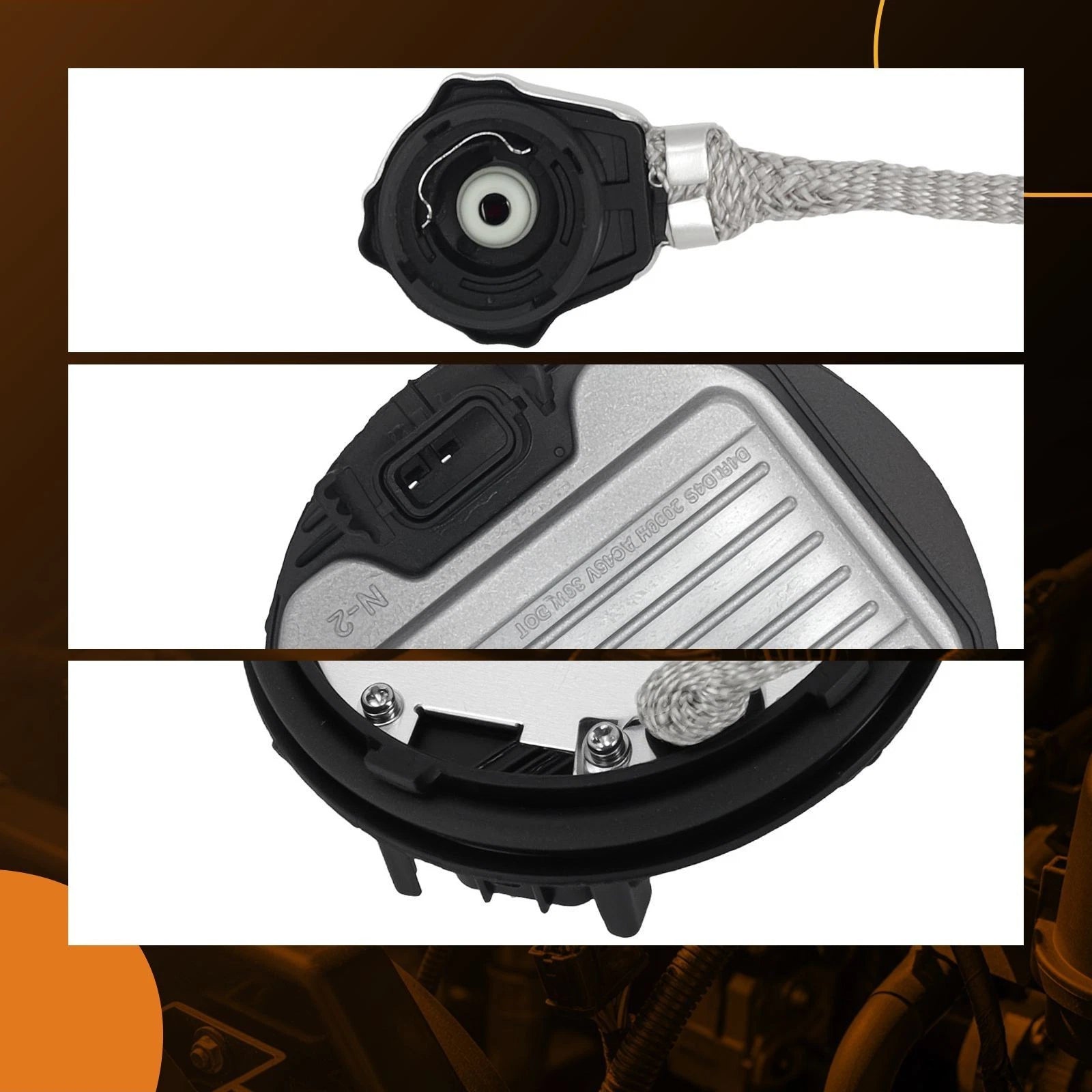 Pair 35W HID Headlight Ballast for Lexus LX 570 RX 350 450h (2003–2015) 85967-22080