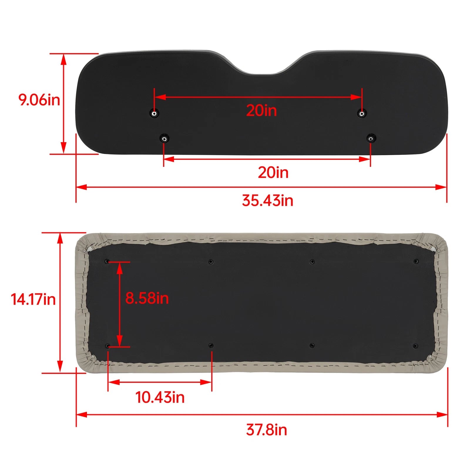 Cushion Set for EZGO RXV DS Precedent (2008–2023)