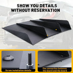 Shark Fin Rear Bumper Diffuser Spoiler Lip Splitter for