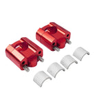 Fat Bar Mount Clamps Risers Adaptor 7/8 to 1-1/8 for Dirt Pit Bike ATV Red