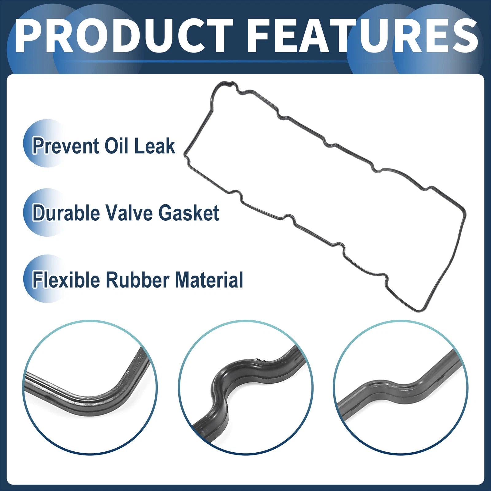 Valve Cover Gasket No. 224412A100 for Hyundai Accent (2005–present) & Kia Rio (2005–present)
