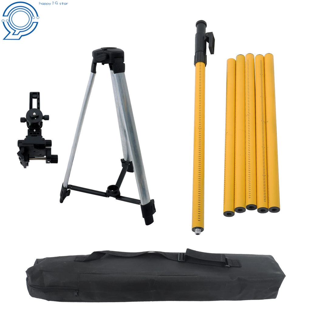 Telescoping Laser Level Pole with Tripod for Universal Use (13.8Ft)