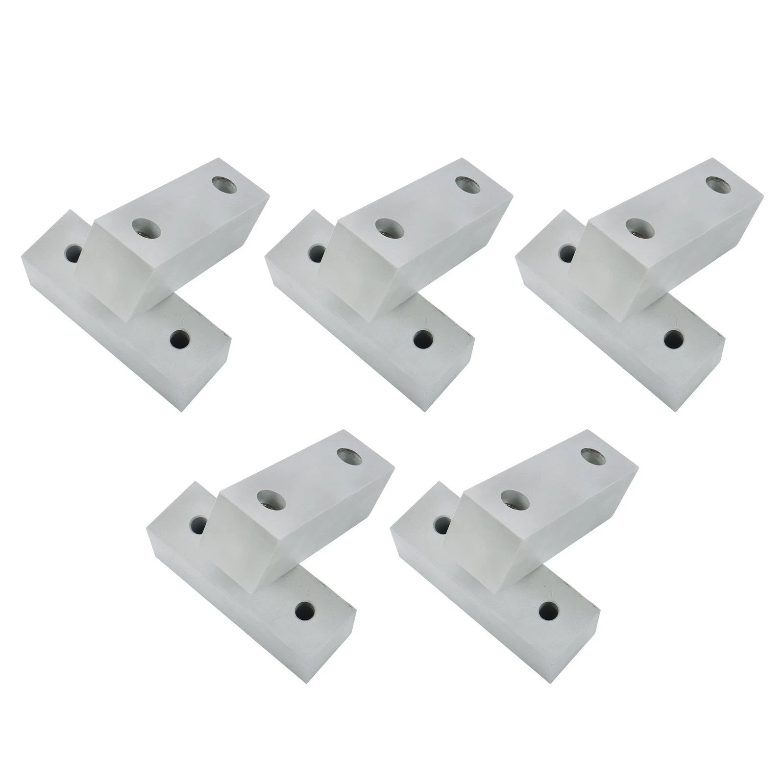 Set of 5 Aluminum Soft Vise Jaws for 6" Vise