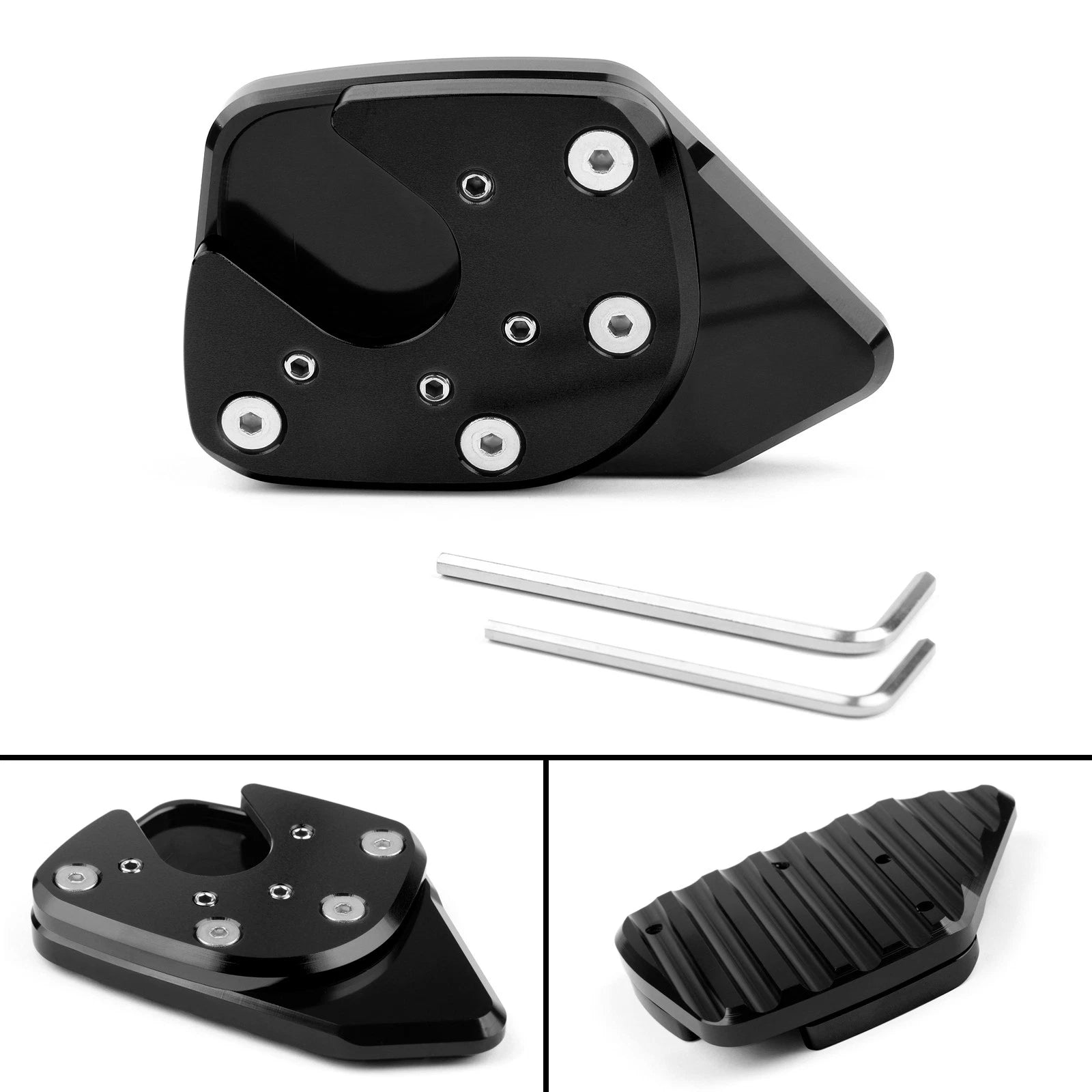 Side Stand Kickstand Extension Pad for Honda X-ADV 750 (2017–2018) Black