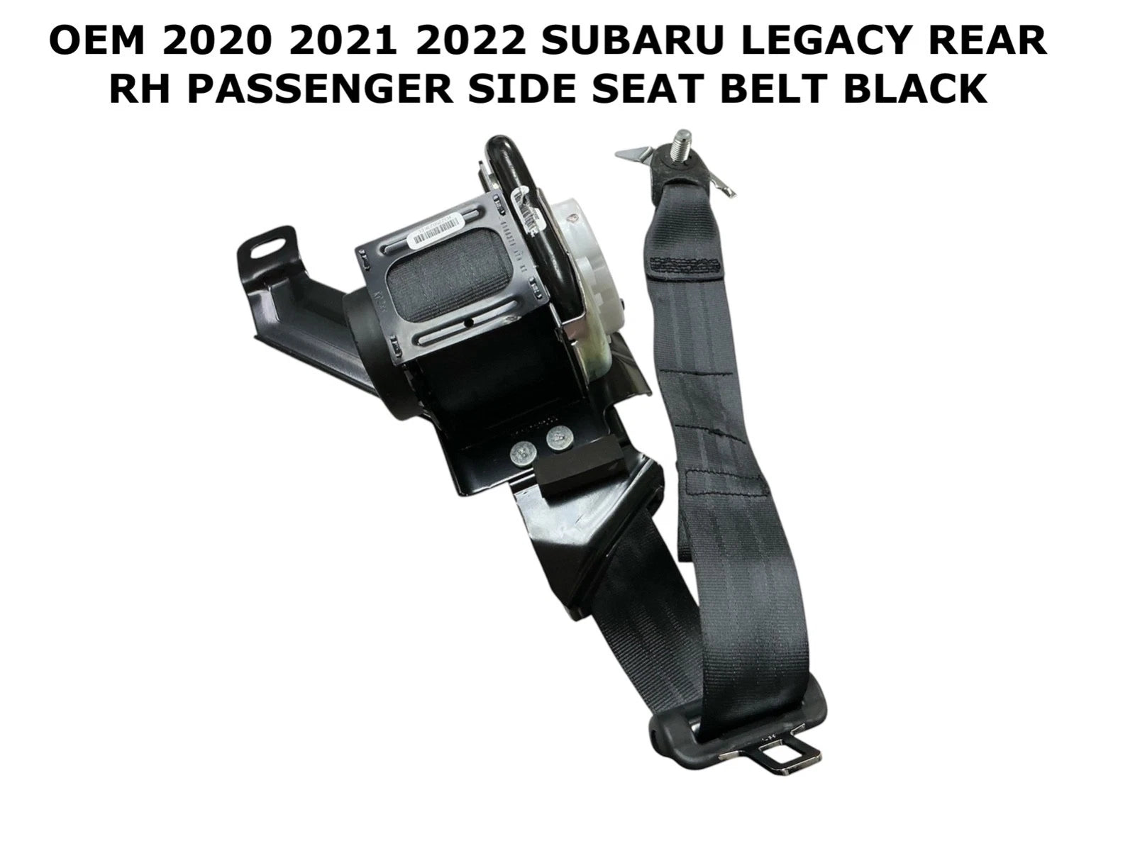Rear Right Side Seat Belt for Subaru Legacy (2020–2022) - Black