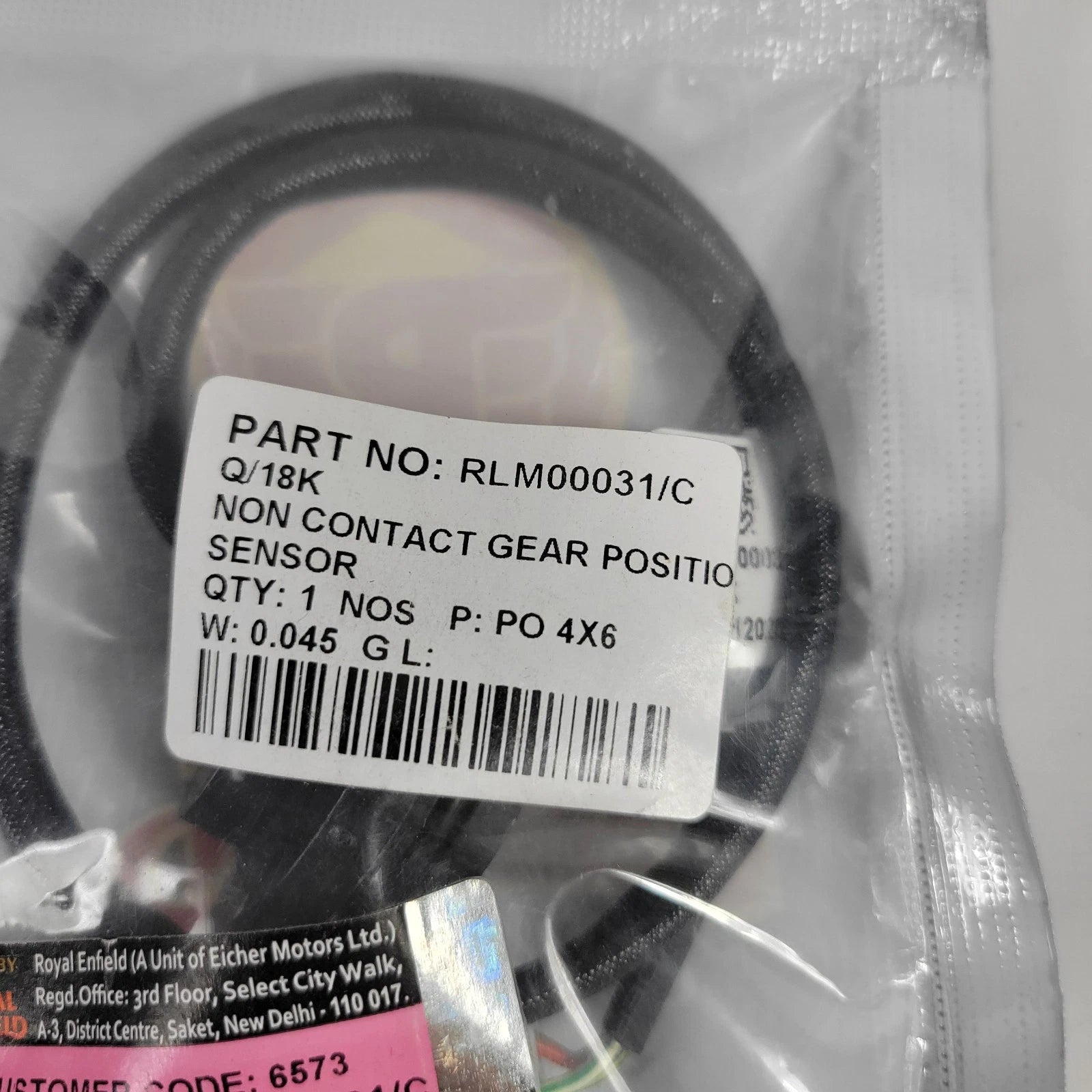 Gear Position Sensor for Royal Enfield Himalayan Scram 411 (2018–2024) RLM00031/C