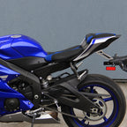 Rider Driver Passenger Seat for Yamaha YZF R6 (2017–2022) Black Blue
