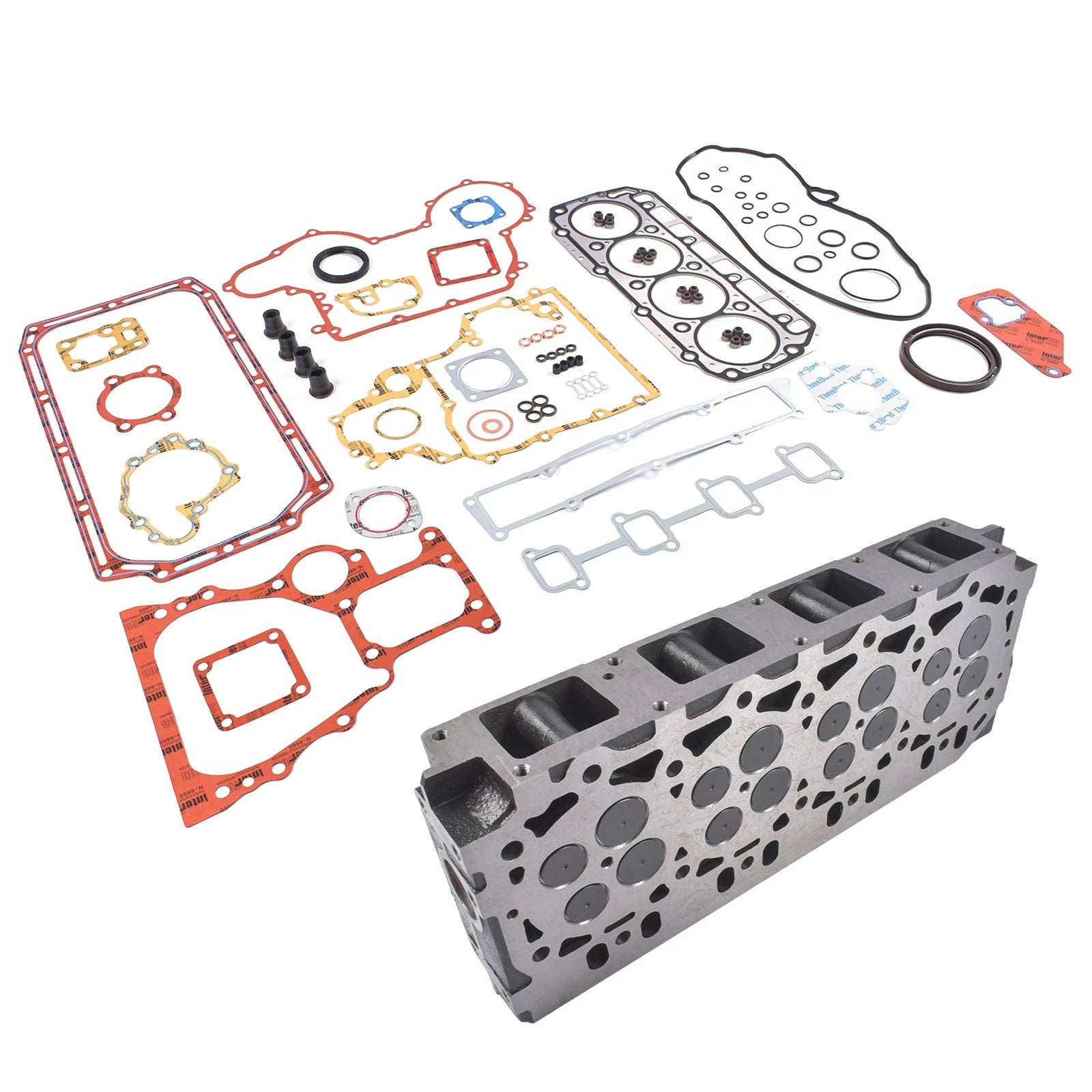 Engine Cylinder Head & Gasket Kit for Yanmar Excavator 4TNV98 4TNV98T