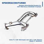 Stainless Steel Exhaust Header Manifold for Chevy 6Cyl 216/235/261 (1937–1962)