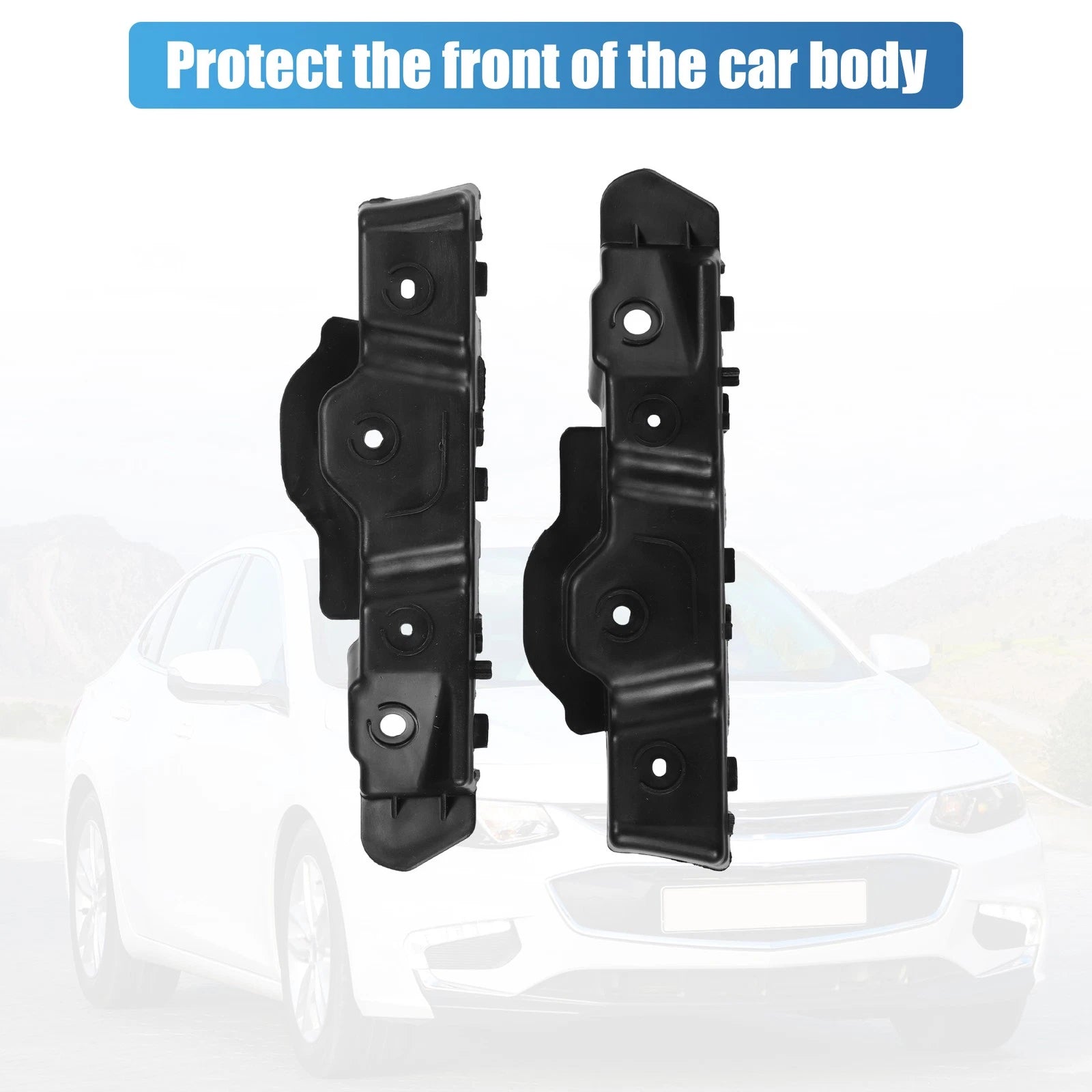 1 Pair Front Bumper Mounting Support Bracket No. 22986140 for Chevrolet Malibu (2013–2015)