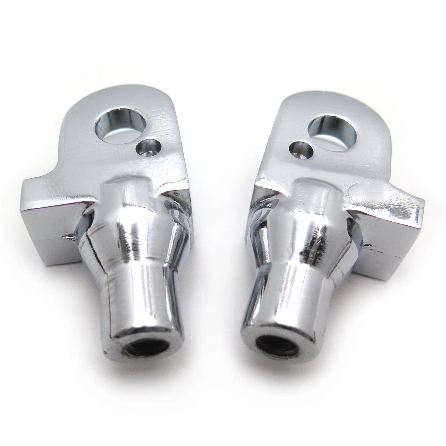Chrome Foot Pegs Connection Fittings for Triumph Thunderbird Sport Bonneville (1995–2004)