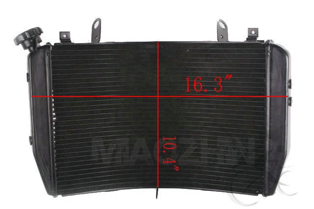Black Radiator for Yamaha YZF R1 (2007–2008) Aluminum