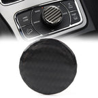 Black Central Console Knob Button Cover Trim for Jeep Grand Cherokee (2011–2022)