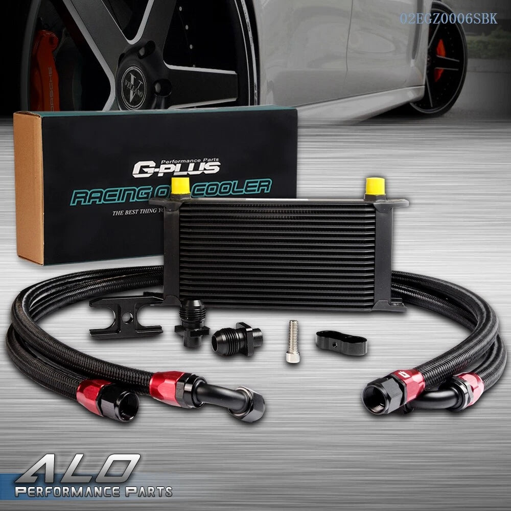 19 Row AN10 Aluminum Engine Oil Cooler Kit for BMW E36 E46 E82 E9X 135