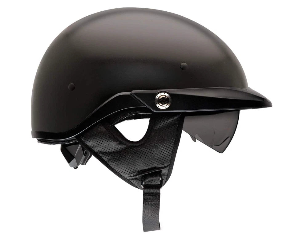 Bell PS Pit Boss Half Helmet for Motorcycle (Multiple Sizes) Matte Black