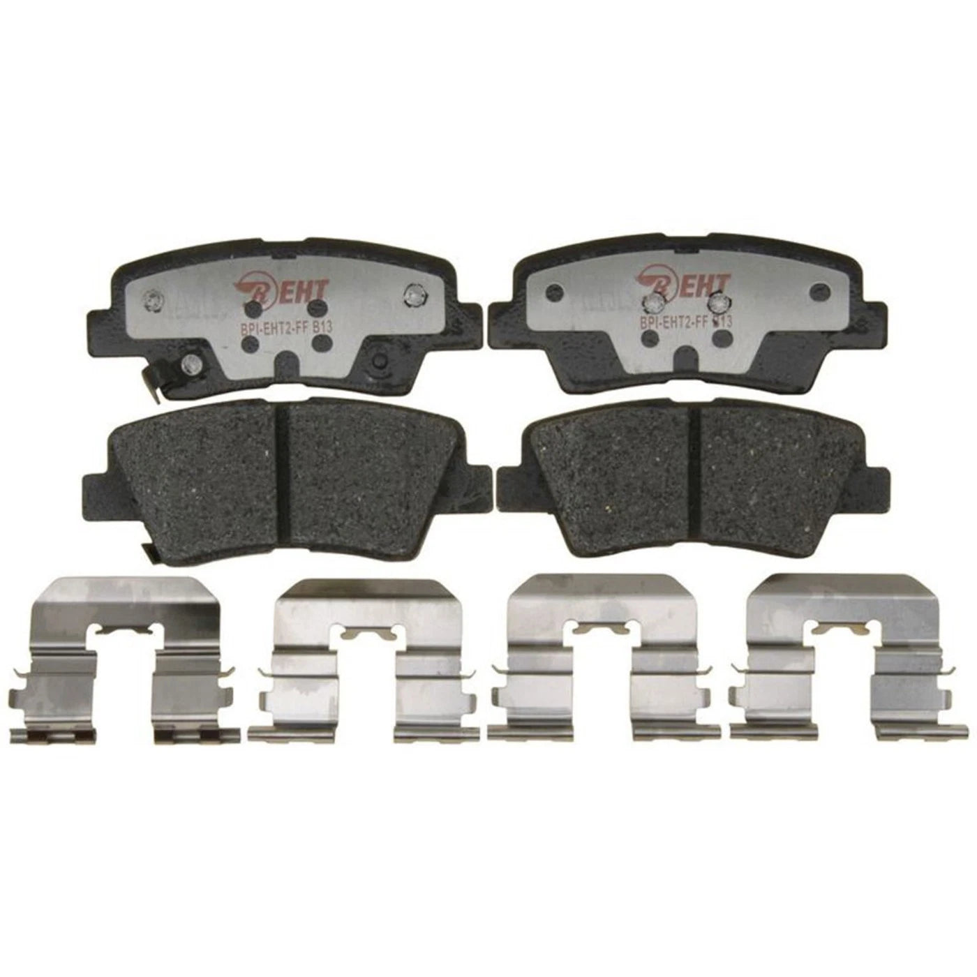 Set of 4 Brake Pads for Kia Optima Rear FWD (2011–2013)