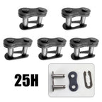 Pack of 5 Metal 25H Chain Master Connecting Link for ATV Motocross Scooter