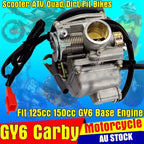 Carburetor Carb + Cable for GY6 Engine 125cc 150cc Moped Scooter ATV (N/A)