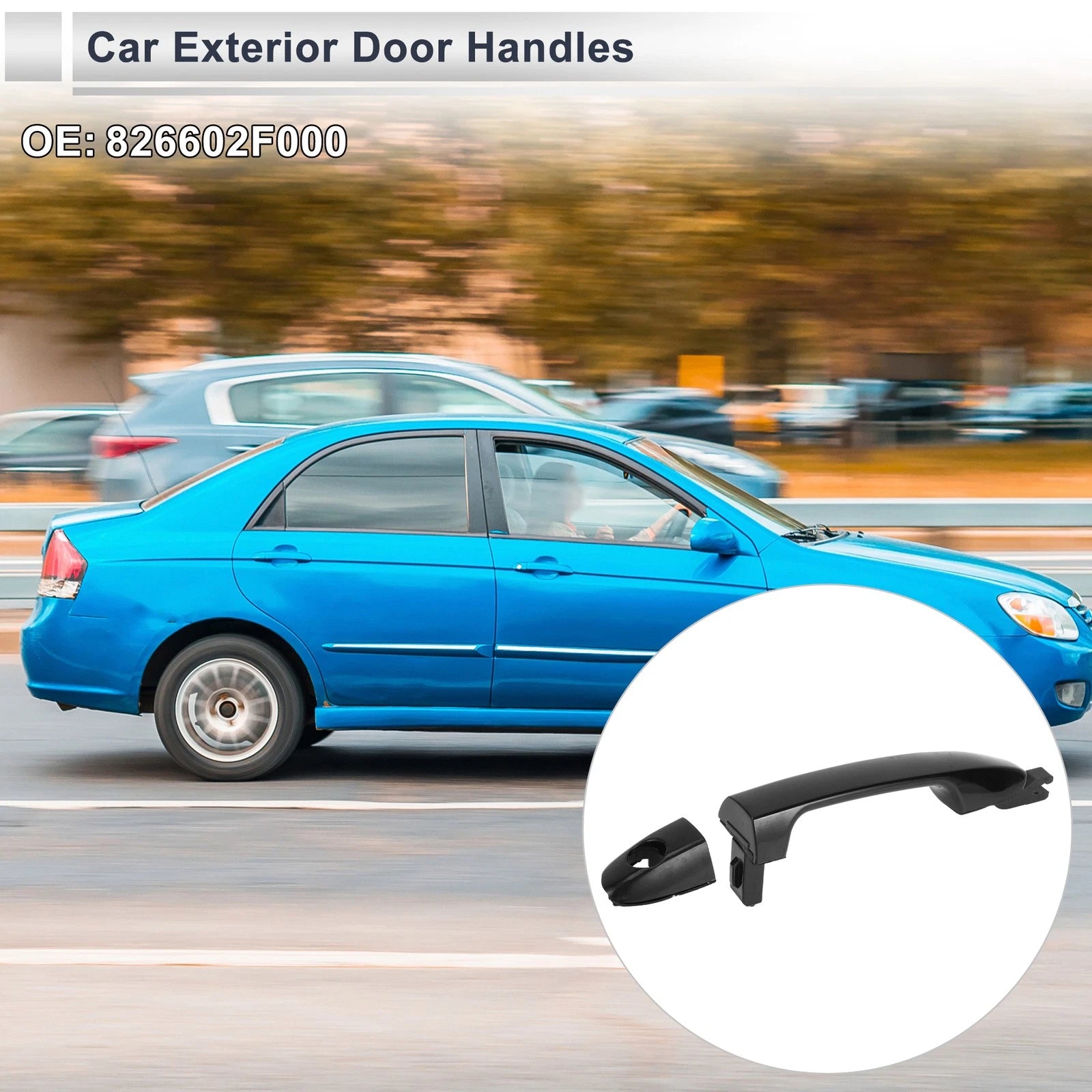 Front Right Door Handle for Kia Spectra Cerato (2005–2015) No. 826602F000