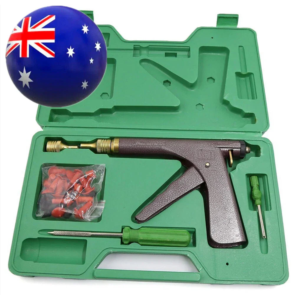 Tire Repair Plugger Kit for AU Car - Mushroom Plug & Probe Nozzle